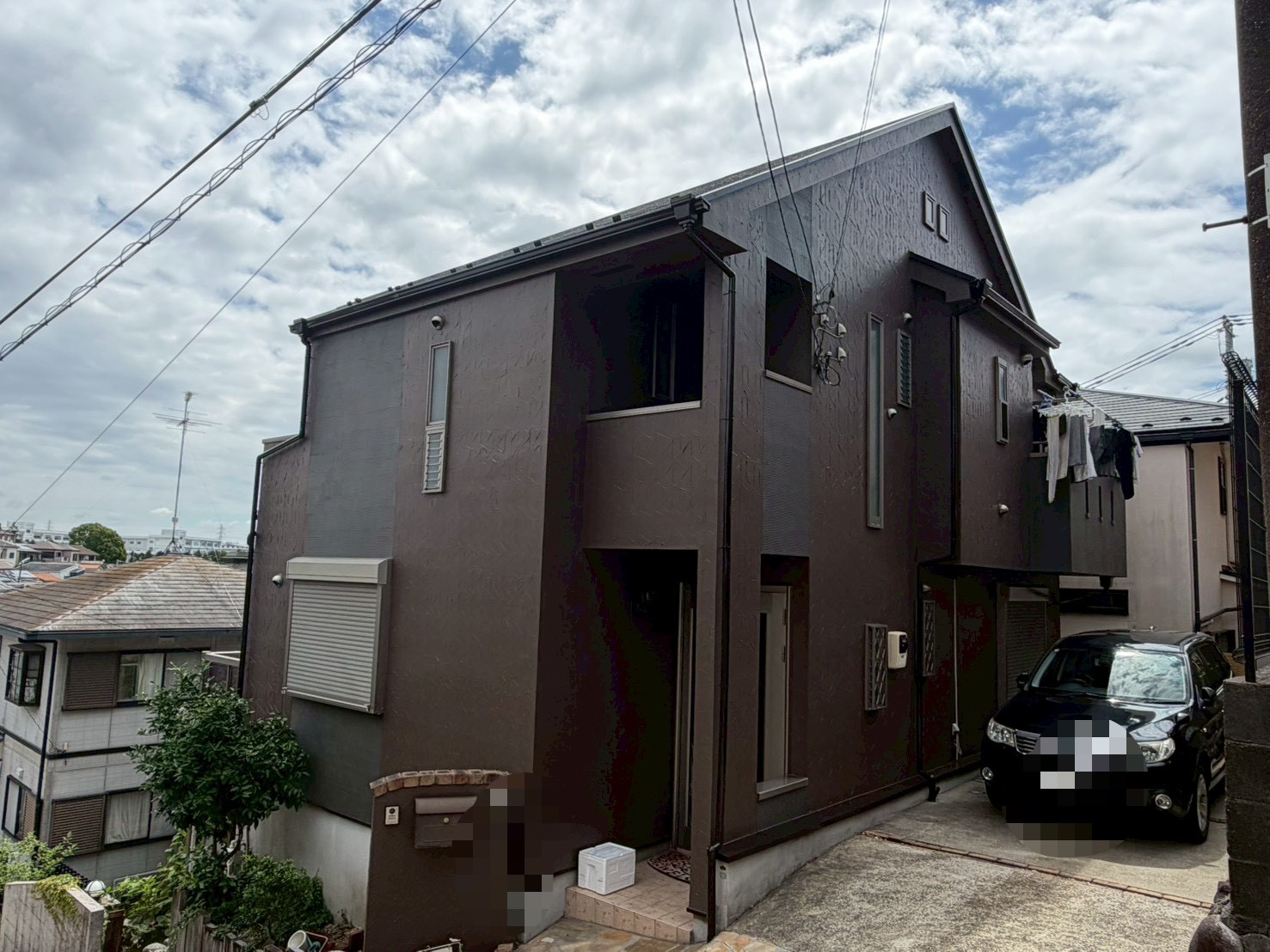 横浜市旭区　K様邸　外壁塗装　屋根塗装　バルコニー防水
