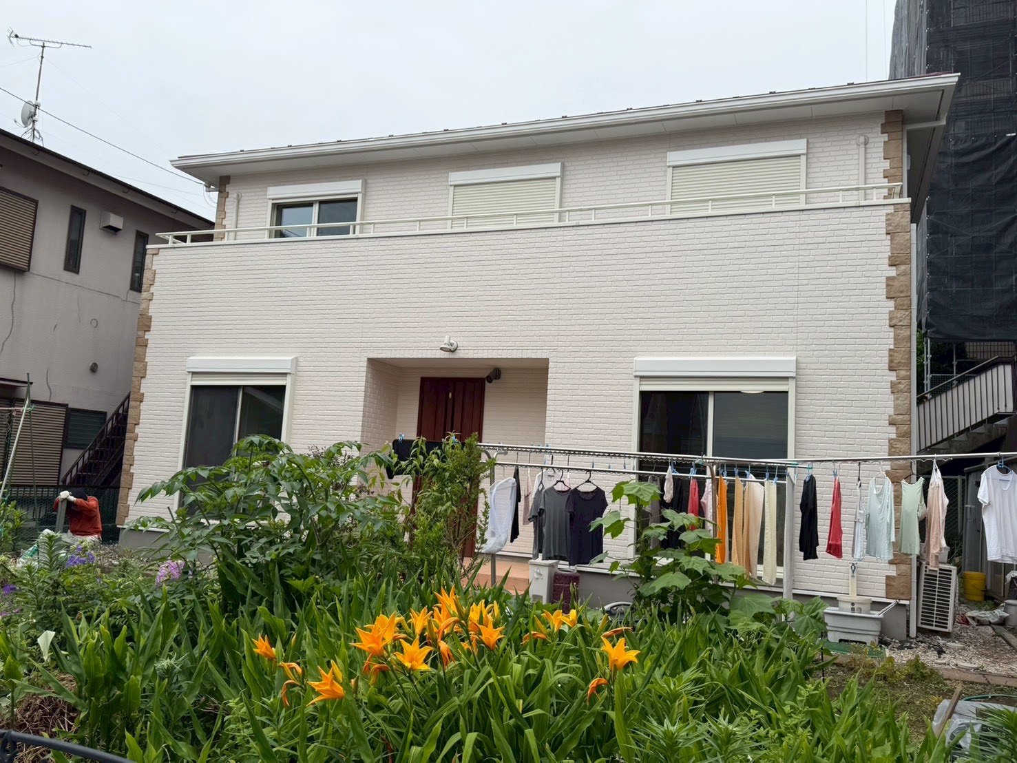 横浜市神奈川区　K様邸　外壁塗装　屋根塗装　バルコニー防水
